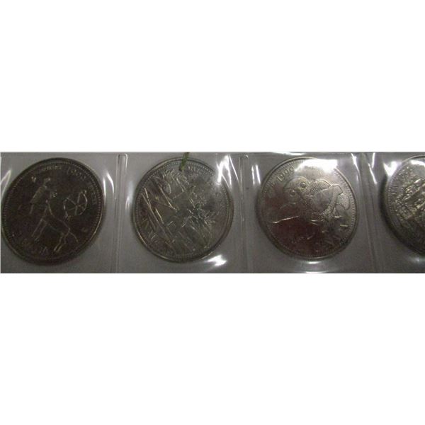 1999 MILLENIUM JANUARY - JUNE CANADA QUARTER SET