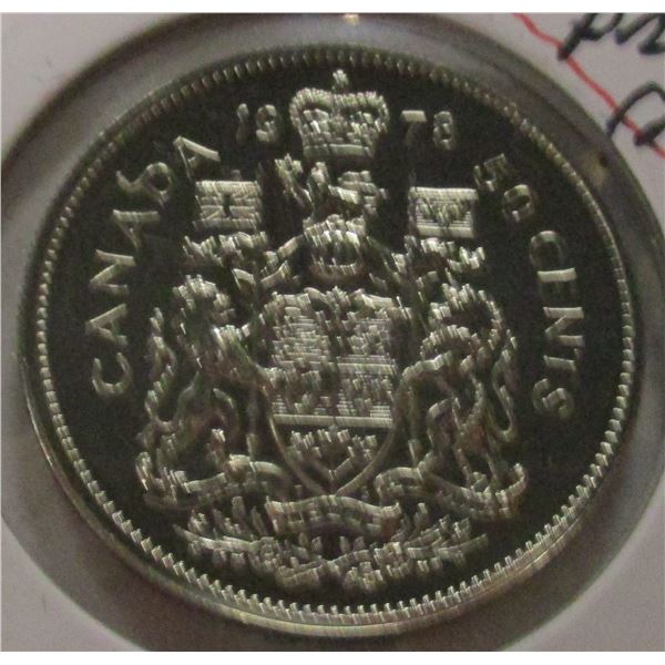 1978 PROOF CAMEO CANADA HALF DOLLAR