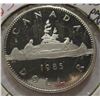 Image 1 : 1985 PROOF CAMEO CANADA VOYAGER DOLLAR