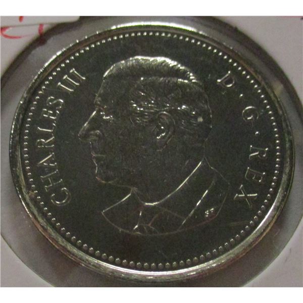 2023 KING CHARLES III PROOF CANADA HALF DOLLAR