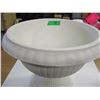 Image 1 : ESTATE:  12" PLANT POT (WHITE)