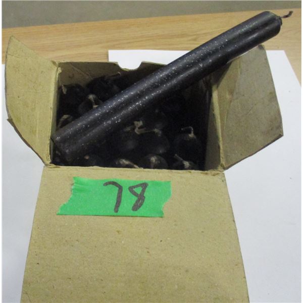 ESTATE:  BOX C/W APPROX. 20 CANDLES