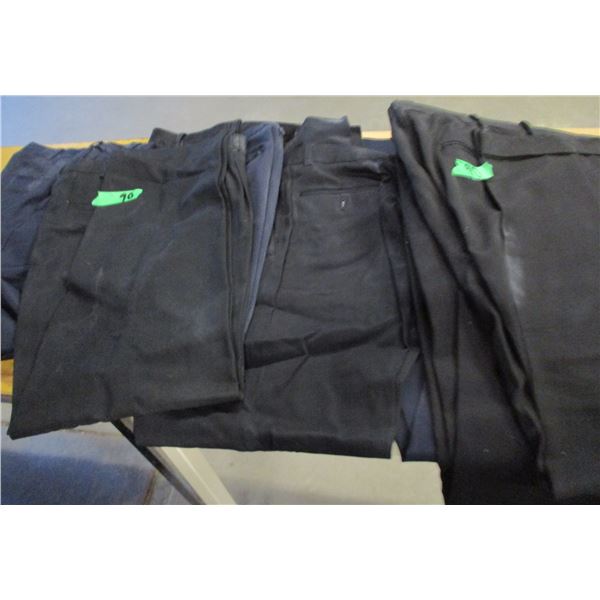 ESTATE:  BOX C/W 9 PAIR OF PANTS (SIZE 32)