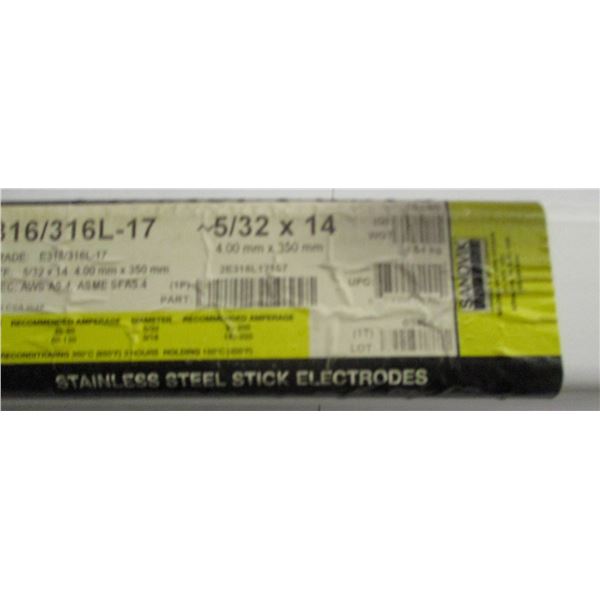 5/32" X 14" STAINLESS STEEL STICK ROD