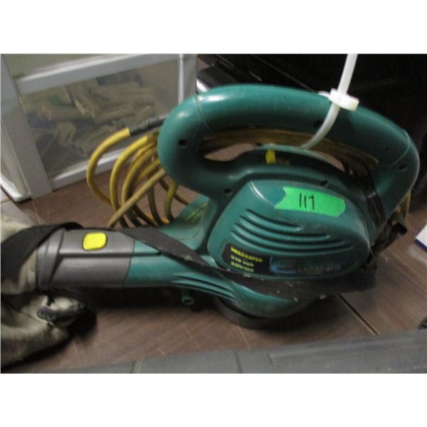 LEAF BLOWER C/W ACCESSORIES