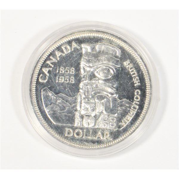 1958 CANADA SILVER DOLLAR BU .6 SILVER