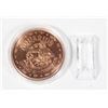 Image 1 : 1 OZ AQUARIUS COPPER ROUND IN