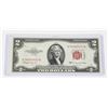 Image 1 : UNCIRCULATED 1953 SERIES C AMERICAN $2 BILL