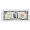 Image 1 : UNCIRCULATED 1963 AMERICAN $2 BILL