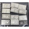 Image 2 : LOT OF 12 MORT REED NUMISTAMP PLAQUES 1796-1965