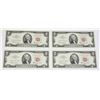 Image 1 : 4 SEQENTIAL UNCIRCULATED 1963 SERIES A AMERICAN $2 BILLS