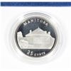 Image 2 : 1992 CANADA MANITOBA COMMEMORATIVE 25 CENTS 92.5% SILVER COIN
