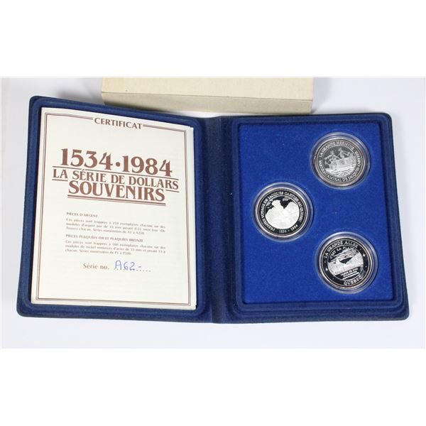 1534-1984 CANADIAN SOUVENIR DOLLARS