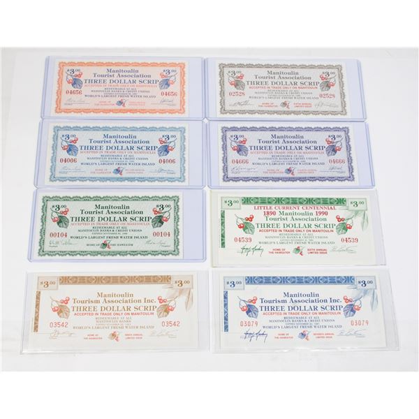 LOT OF EVERY EDITION OF MANITOULIN CURRENCY EXCEPT
