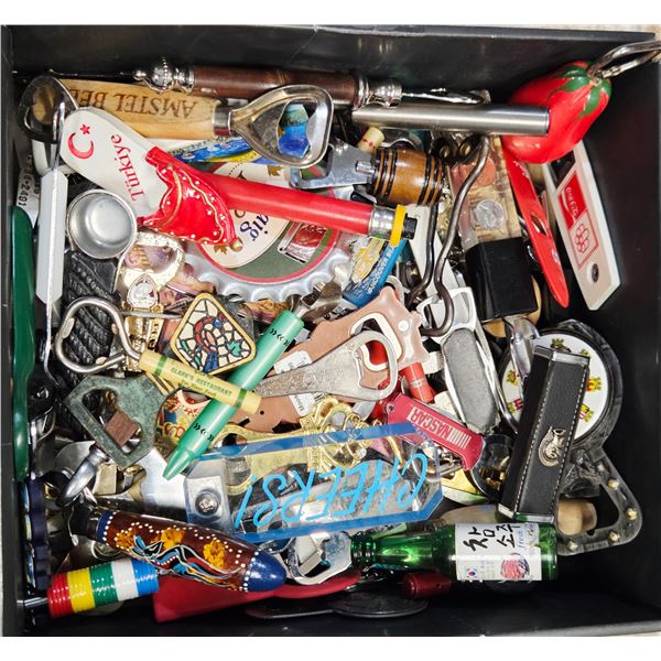 LARGE COLLECTION OF VINTAGE BOTTLE OPENERS