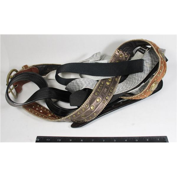 BAG OF BELTS