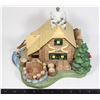 Image 1 : PARTYLITE CERAMIC CABIN SCENE