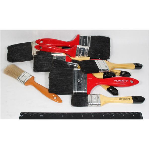 NEW PACK OF PAINTBRUSHES ASSORTED