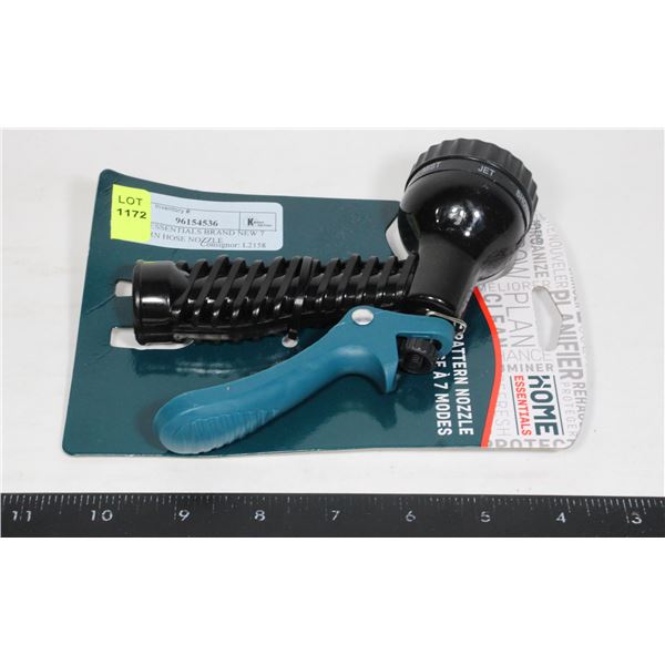 HOME ESSENTIALS BRAND NEW 7 PATTERN HOSE NOZZLE