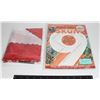 Image 1 : RED AND WHITE CANNABIS FLAG AND BEST OF SKUNK BOOK