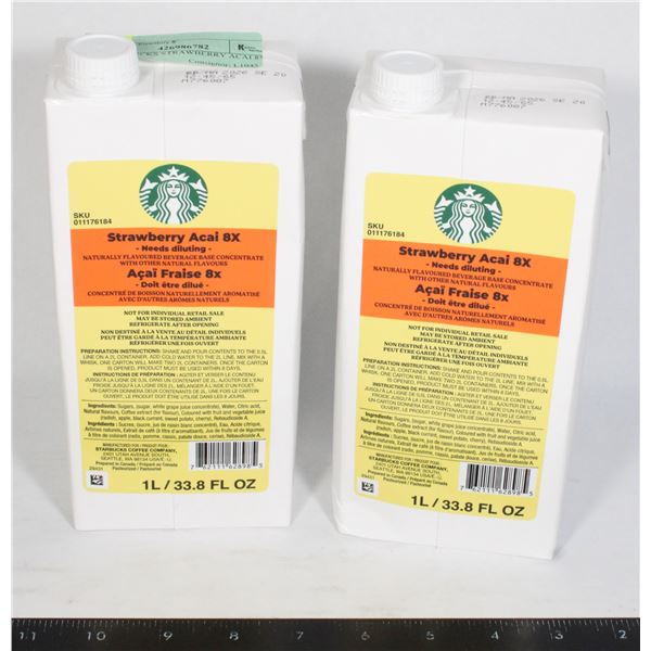STARBUCKS STRAWBERRY ACAI 8X