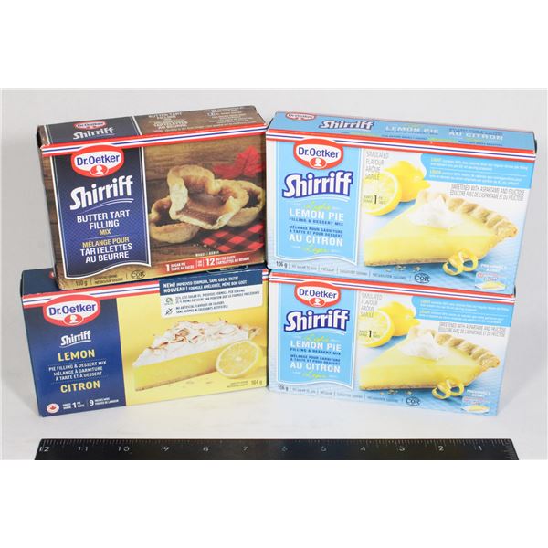 DR. OETKER BUTTER TART & LEMON PIE MIXES