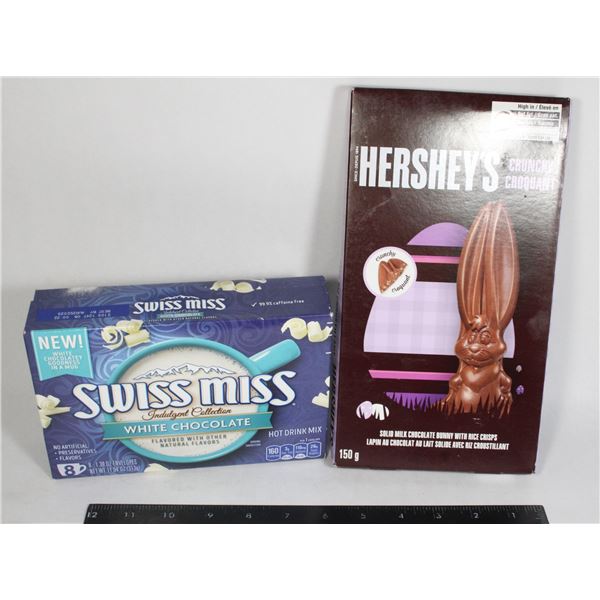 HERSHY'S CRUNCHY 150G & SWISS MISS HOT DRINK 313G