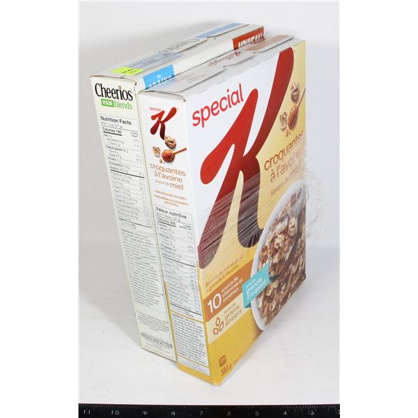 SPECIAL K & CHEERIOS CEREAL 683 G