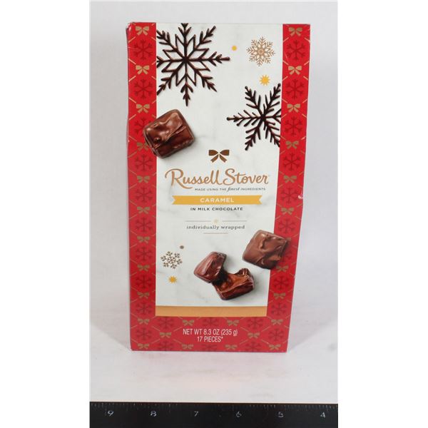 RUSSELL STOVER CARAMEL CHOCOLATE 236G