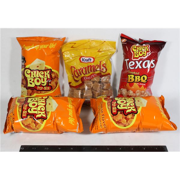 CHIPS & KRAFT KARAMELS LOT 669G