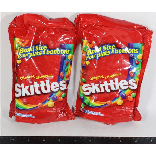 2 BOWL SIZE SKITTLES CANDY BAGS 640G