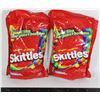 Image 1 : 2 BOWL SIZE SKITTLES CANDY BAGS 640G