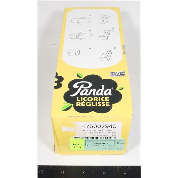 PANDA LICORICE BAR 20 x 32G