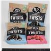 Image 1 : RJ'S CHOC TWISTS / RASPBERRY
