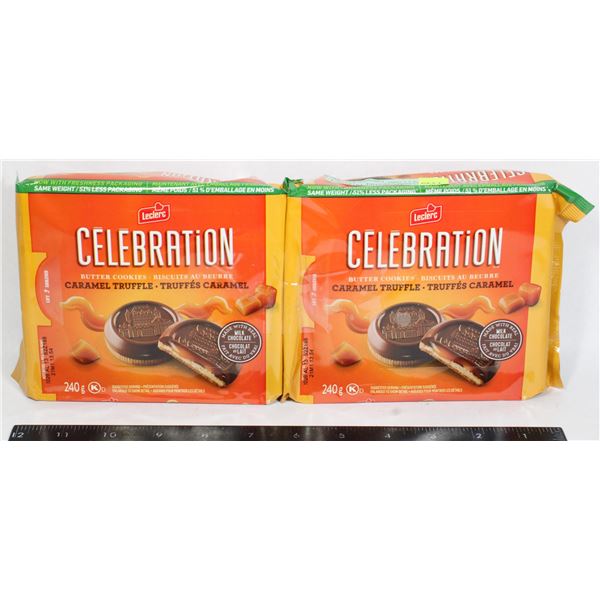CELEBRATION CARAMEL TRUFFLE COOKIES 2 x 240G