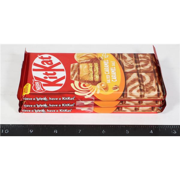 NESTLE KITKAT SALTED CARAMEL CHOCOLATE  (3 x 99G)