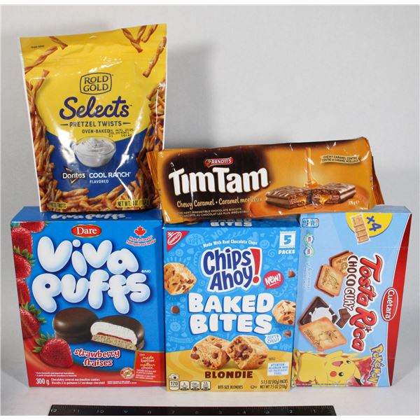 VIVA PUFFS, CHIPS AHOY, TIMTAMS, TOSTA RICA & MORE