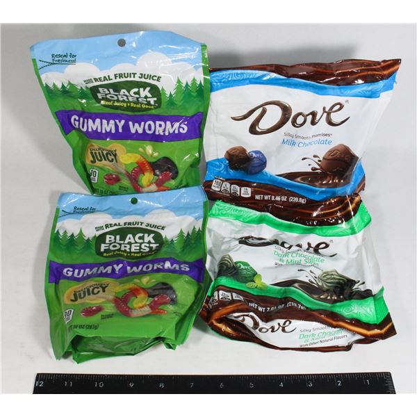GUMMY & DOVE CHOCOLATE LOT 822.5G