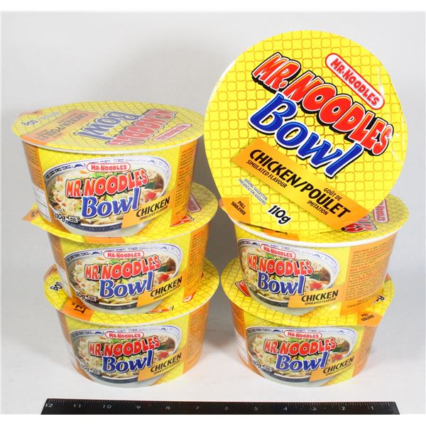 MR. NOODLES BOWL CHICKEN FLAVOR (6 X 110G)
