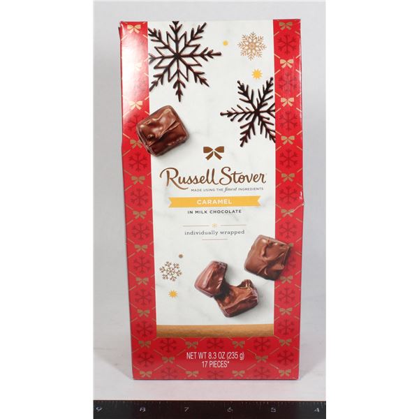RUSSELL STOVER CARAMEL CHOCOLATE 236G