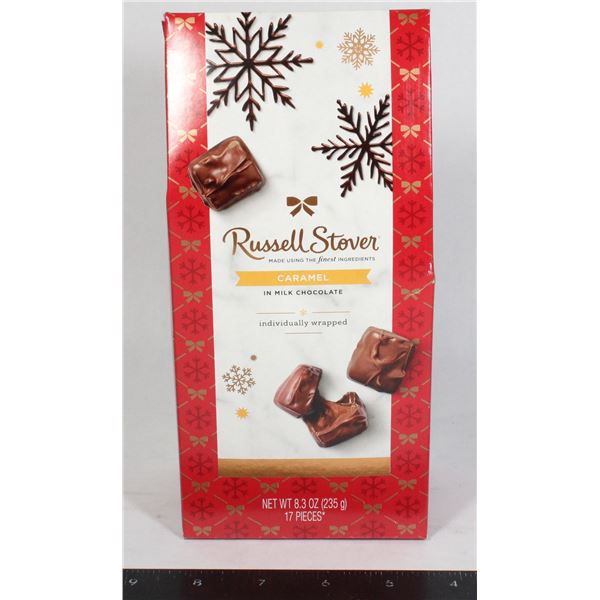 RUSSELL STOVER CARAMEL CHOCOLATE 236G