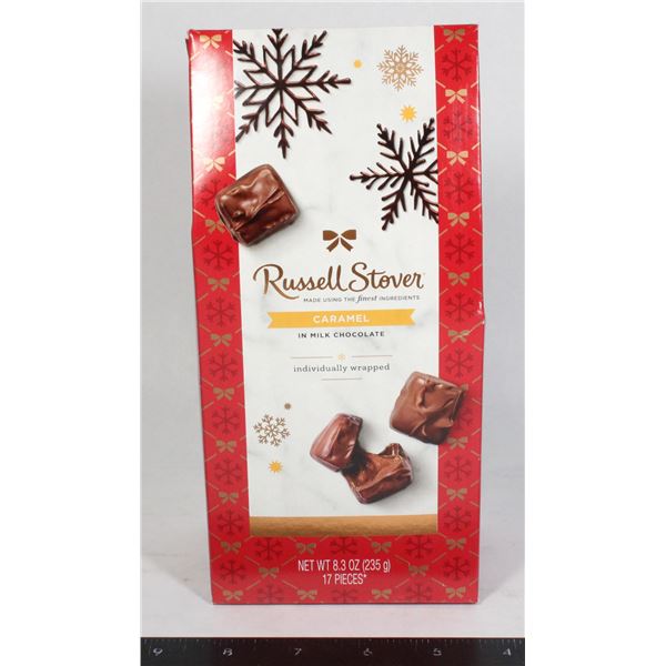 RUSSELL STOVER CARAMEL CHOCOLATE 236G