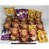 Image 1 : BOX OF MINI LAYS AND MORE CHIPS ASSORTED