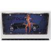 Image 2 : BRAND NEW METAL GIRL BUGATTI THEMED LICENSE PLATE