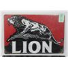 Image 1 : BRAND NEW LION THEMED METAL SIGN