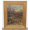 Image 1 : FRAMED PRINT "HOUNDS ON THE SCENT"  HEYWOOD HARDY
