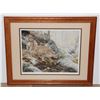 Image 1 : FRAMED PRINT "ON THE ALERT-BOBCATS" BY HERBERT PIK