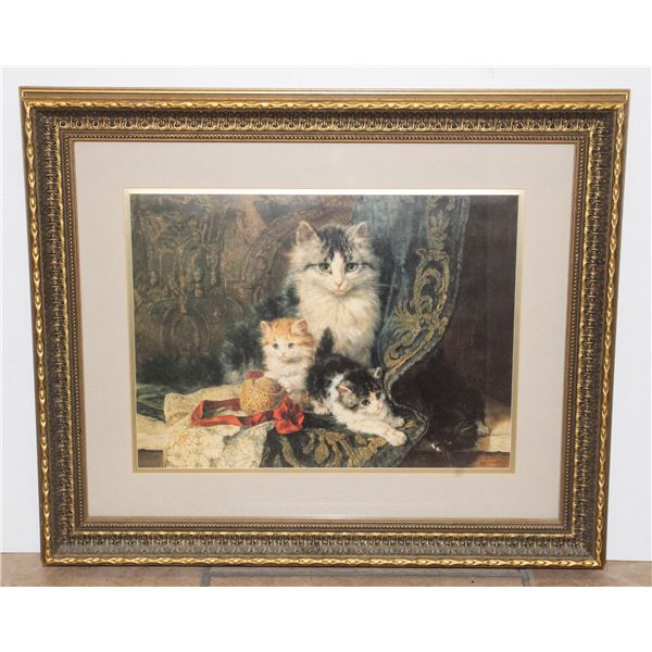 FRAMED PRINT "A PROUD MOTHER" BY HENRIETTE KNIP