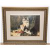 Image 1 : FRAMED PRINT "A PROUD MOTHER" BY HENRIETTE KNIP