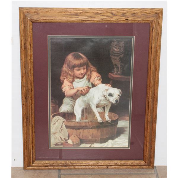 FRAMED PRINT "ORDER OF THE BATH" BY CHARLES BURTON